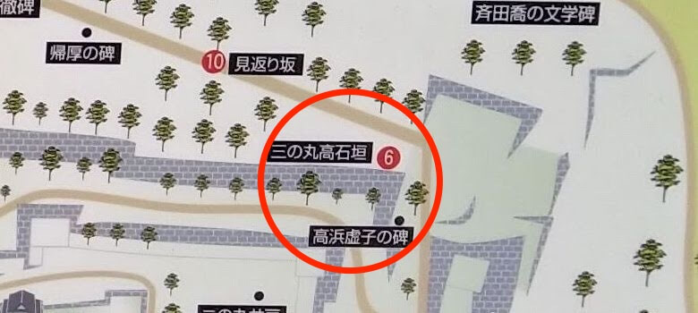 map-三の丸高石垣